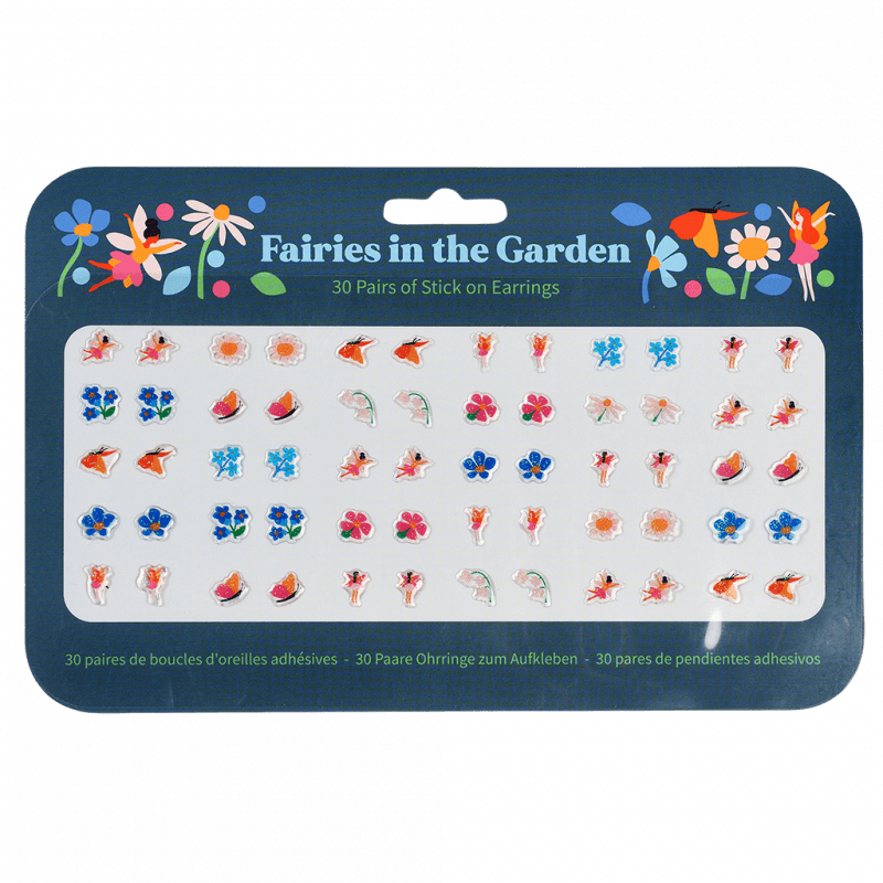 Rex London Stick On Earrings (30 Pairs) - Fairies In The Garden