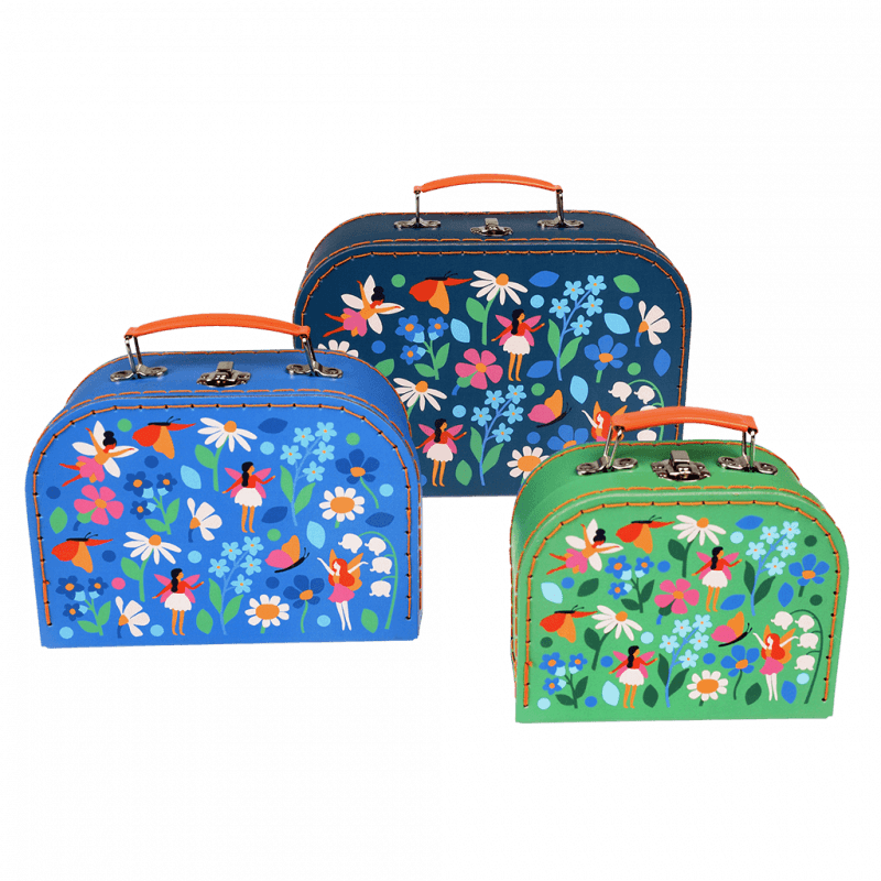 Rex London Storage Cases (set Of 3) - Fairies In The Garden