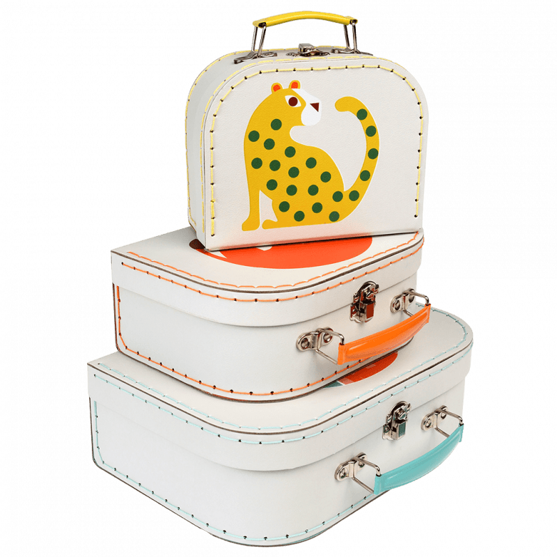 Rex London Storage Cases (set Of 3) - Wild Wonders Animals