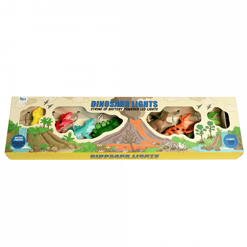 Rex London String Of LED Dinosaur Lights - Prehistoric Land