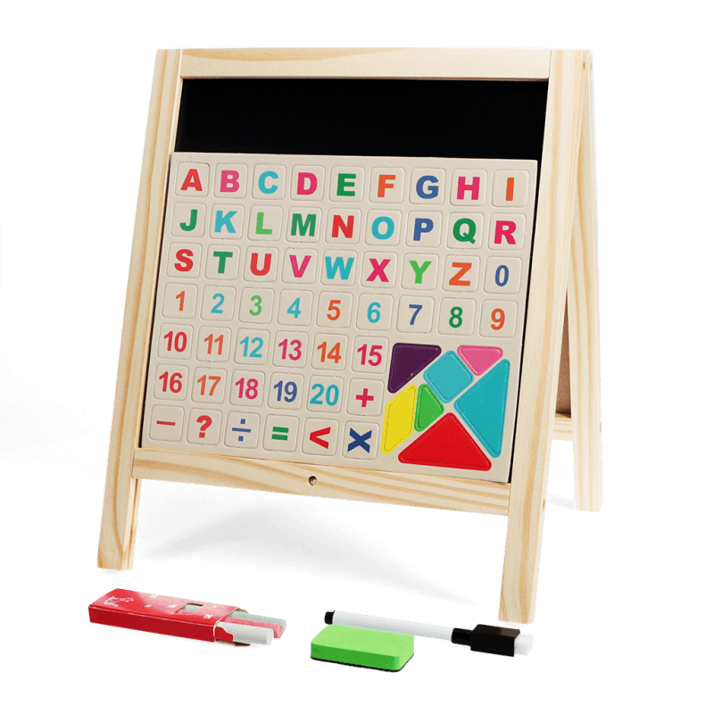 Rex London Tabletop Blackboard And Whiteboard Easel Set