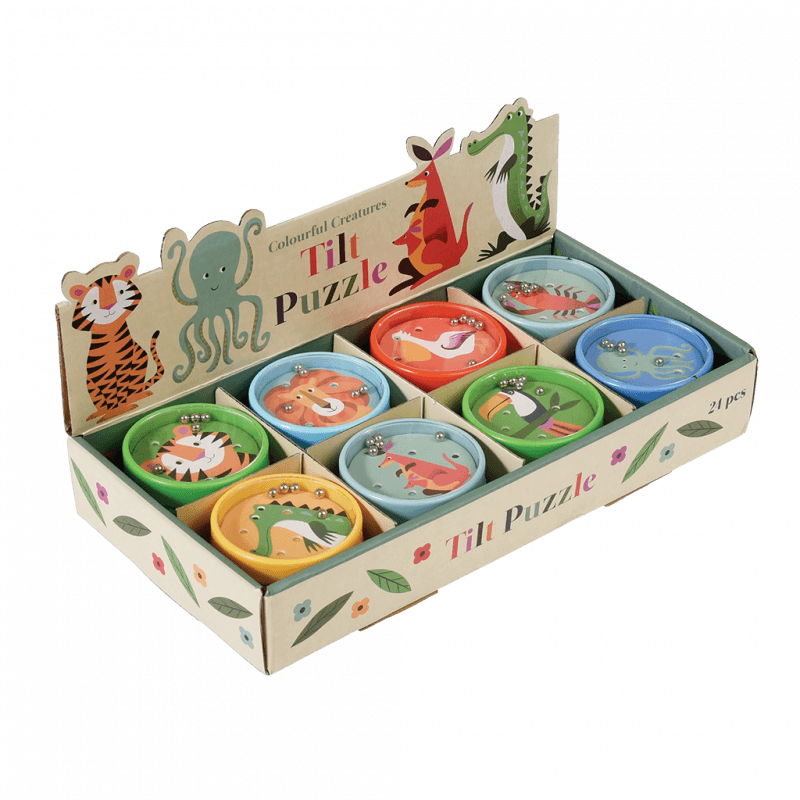 Rex London Tilt Puzzle - Colourful Creatures (assorted - SINGLE)
