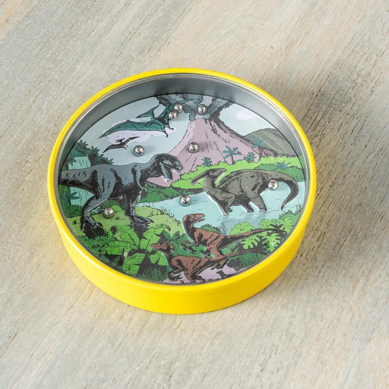 rex london Tin tilt puzzle - Prehistoric Land dinosaur