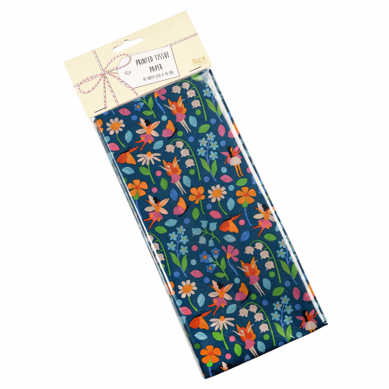 Rex London Tissue Paper (10 Sheets) - Fairies In The Garden
