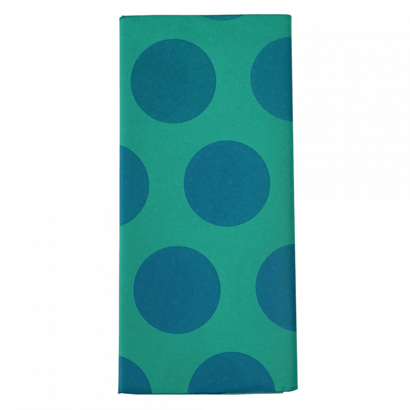 Rex London Tissue Paper (10 Sheets) - Spotlight Blue On Turquoise