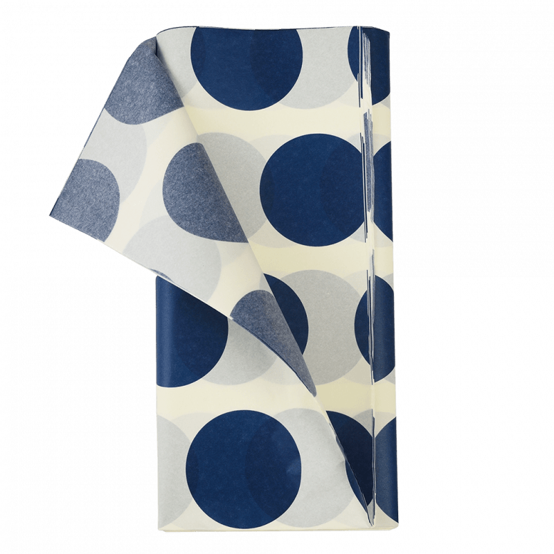 Rex London Tissue Paper (10 Sheets) - Spotlight Navy On White