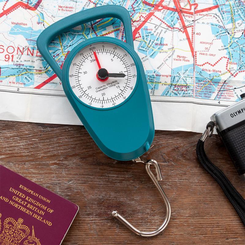 rex london Travel scales with tape measure - Petrol blue
