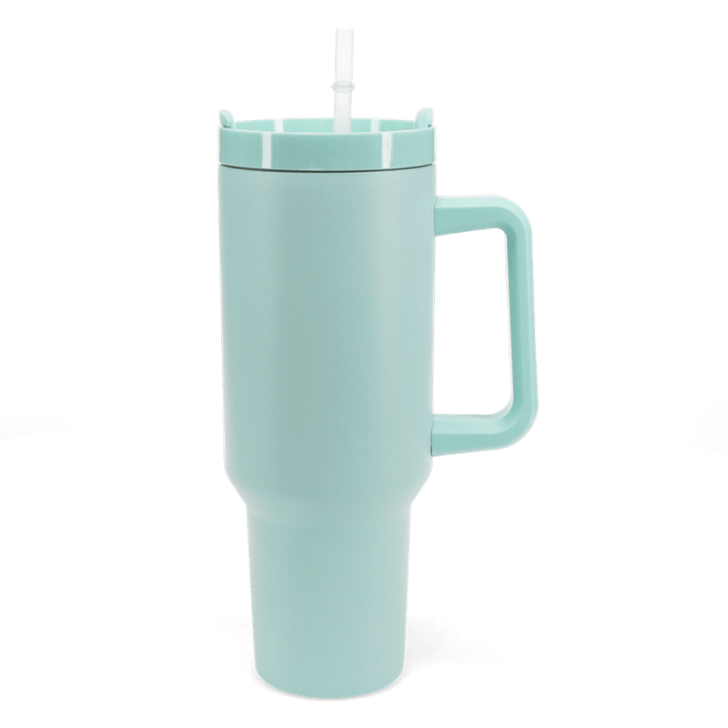Rex London Travel Tumbler With Handle (1.2Ltr) - Eggshell Blue