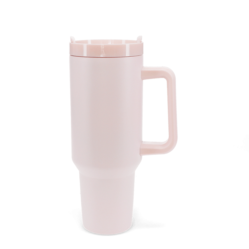 Rex London Travel Tumbler With Handle (1.2Ltr) - Light Pink