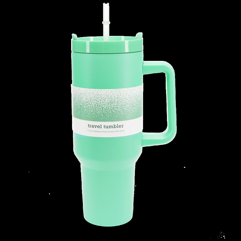 Rex London Travel Tumbler With Handle (1.2Ltr) - Mint Green