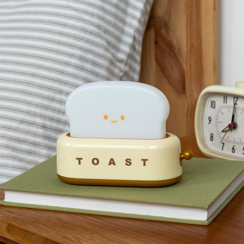 Rex London USB Rechargeable Dimmable Night Light - Kawaii Toaster