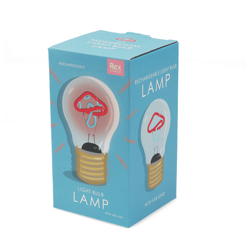 Rex London USB Rechargeable Light Bulb Lamp - Mushroom