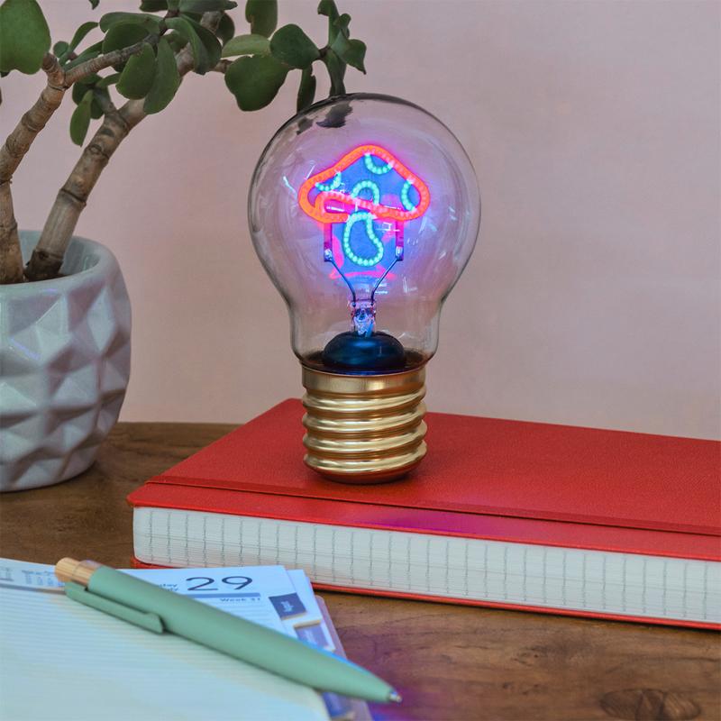 rex london USB rechargeable light bulb lamp - Mushroom