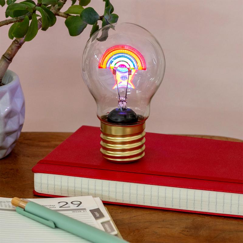 rex london USB rechargeable light bulb lamp - Rainbow