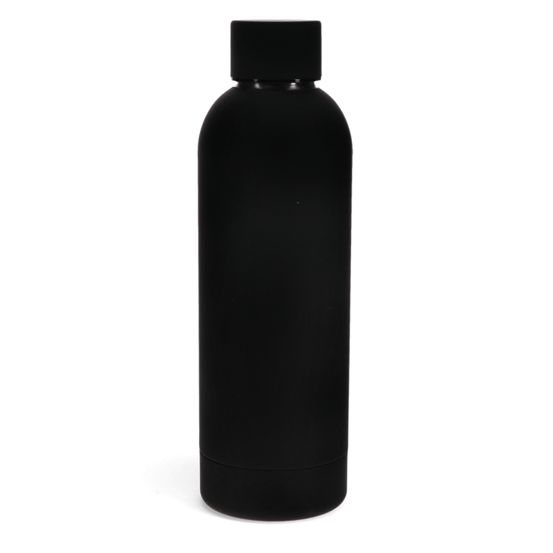 Rex London Water Bottle - Black (stainless Steel 500ml)