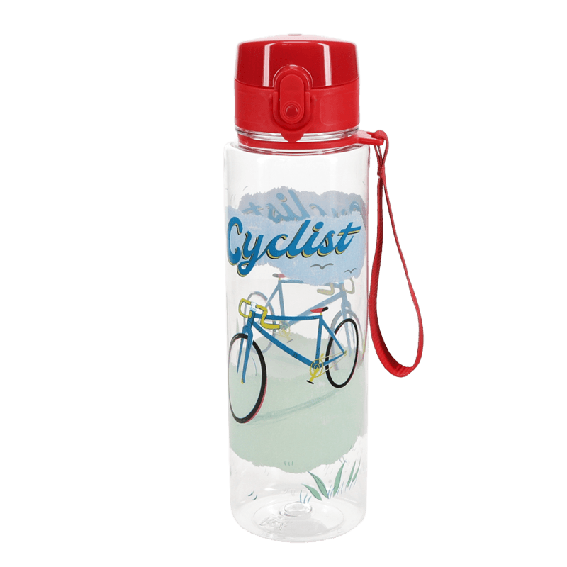 Rex London Water Bottle - Cyclist (push Button Lid 700ml)