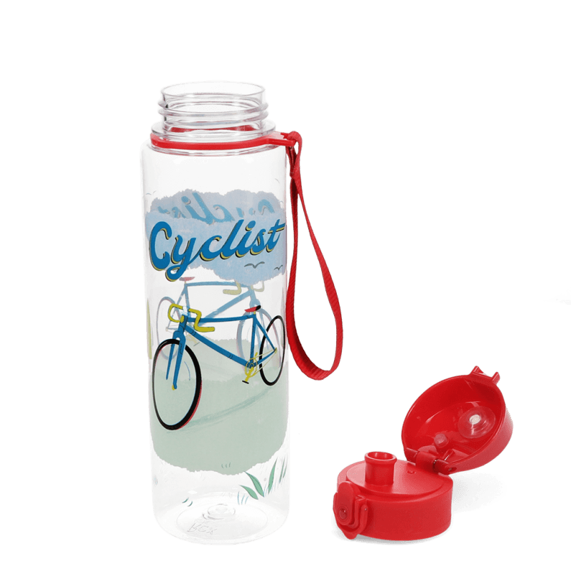 Rex London Water Bottle - Cyclist (push Button Lid 700ml)