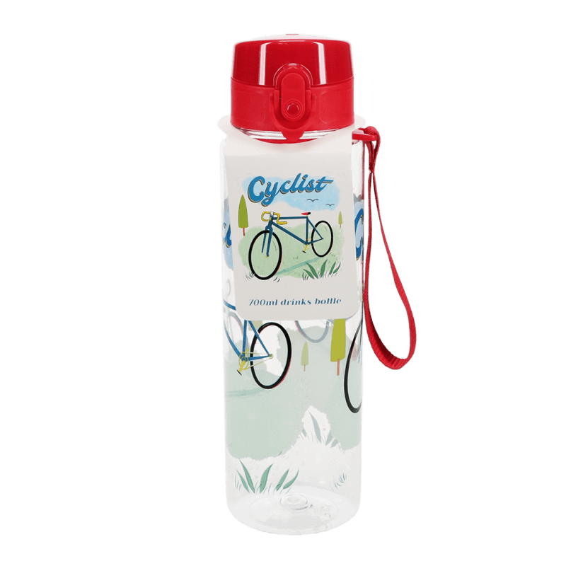 Rex London Water Bottle - Cyclist (push Button Lid 700ml)