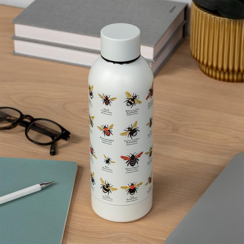 rex london Water bottle - Garden Bees (stainless steel 500ml)
