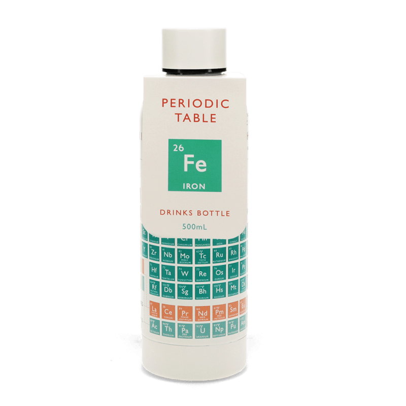 Rex London Water Bottle - Periodic Table (stainless Steel 500ml)