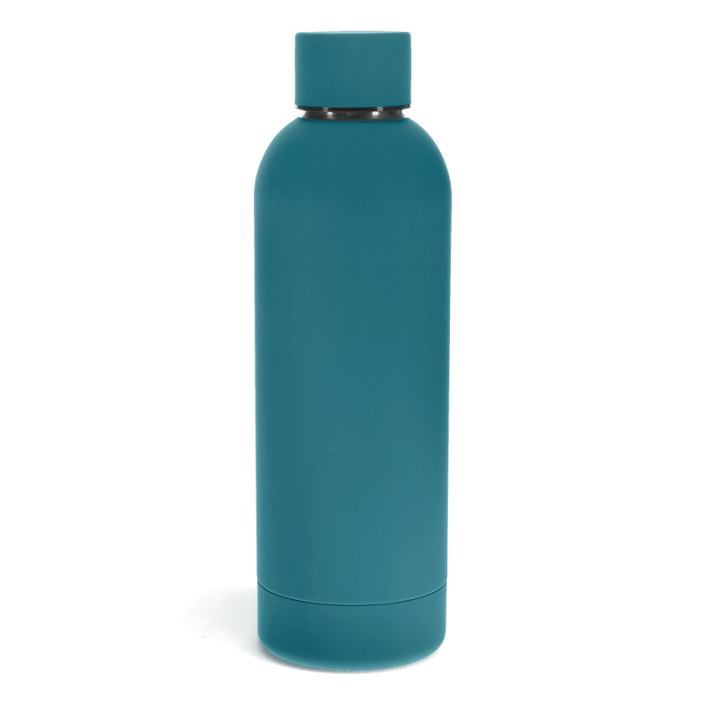 Rex London Water Bottle - Petrol Blue (stainless Steel 500ml)