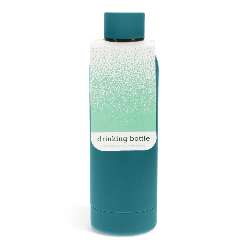 Rex London Water Bottle - Petrol Blue (stainless Steel 500ml)