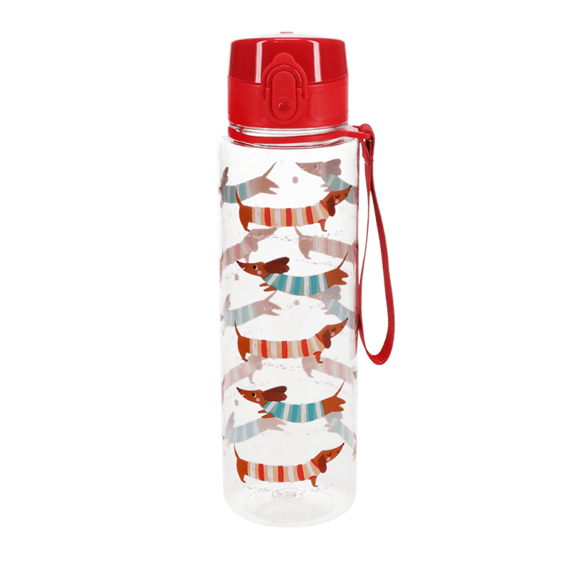 Rex London Water Bottle - Sausage Dog (sports Cap 700ml)