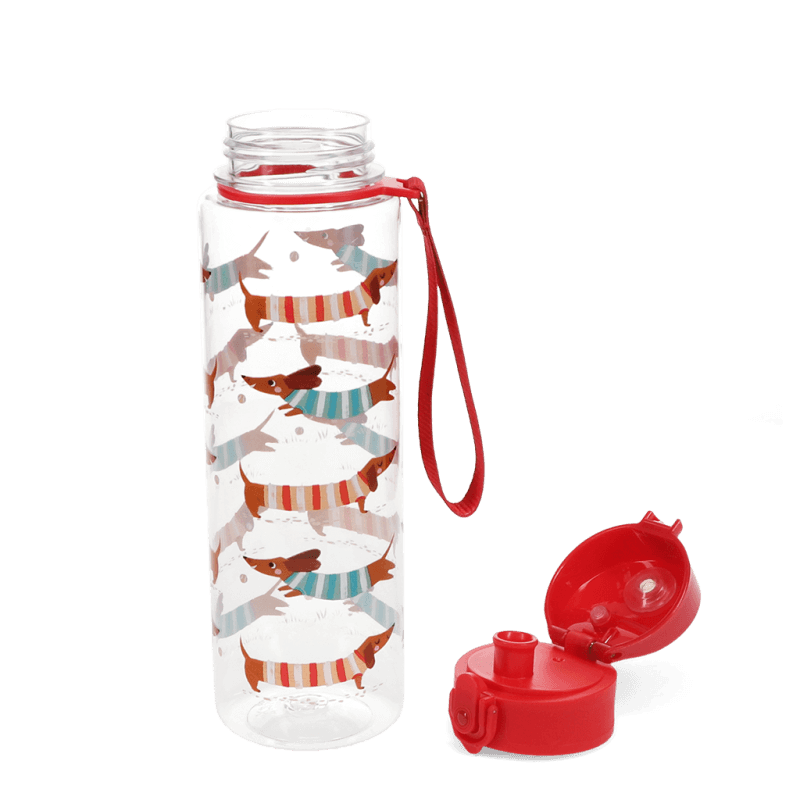 Rex London Water Bottle - Sausage Dog (sports Cap 700ml)