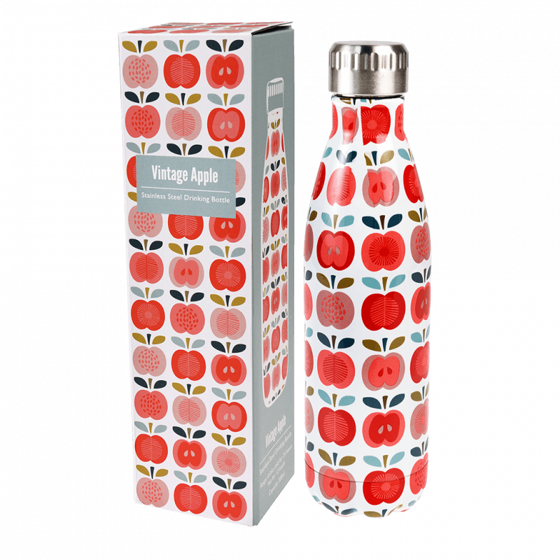 Rex London Water Bottle - Vintage Apple (stainless Steel 500ml)