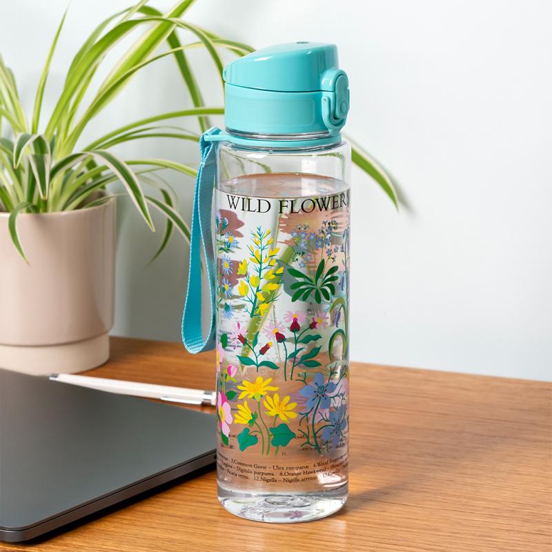 rex london Water bottle - Wild Flowers (sports cap 700ml)