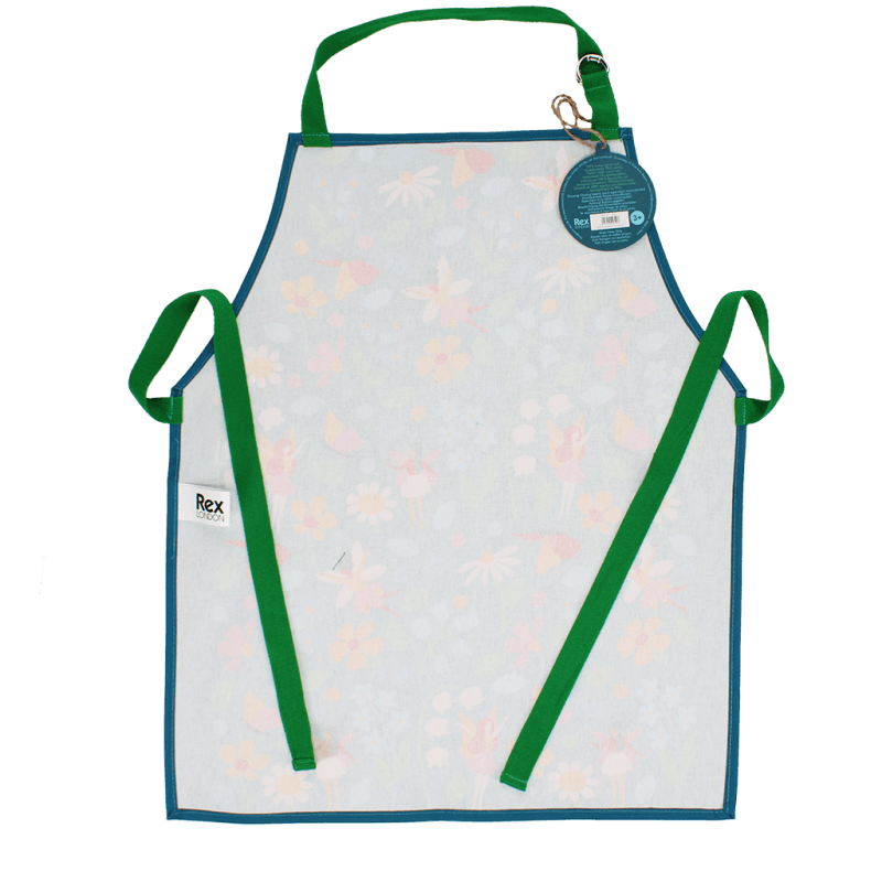 Rex London Wipeable Cotton Children's Apron - Fairies In The Garden