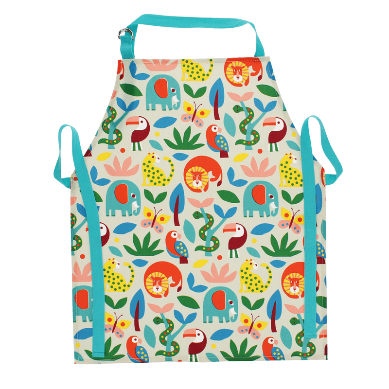 Rex London Wipeable Cotton Children's Apron - Wild Wonders