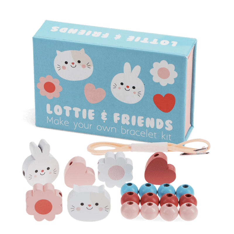 Rex London Wooden Bead Bracelet Kit - Lottie And Friends