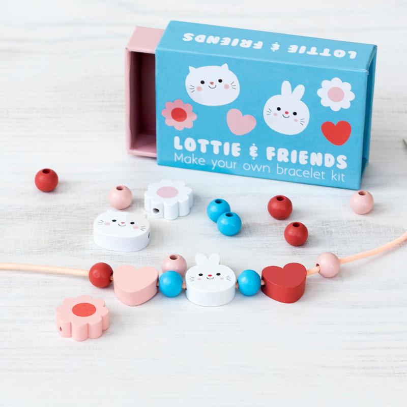 rex london Wooden bead bracelet kit - Lottie and Friends