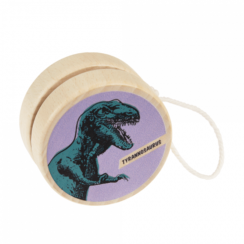 Rex London Wooden Yoyo - Prehistoric Land Dinosaur (assorted - SINGLE)