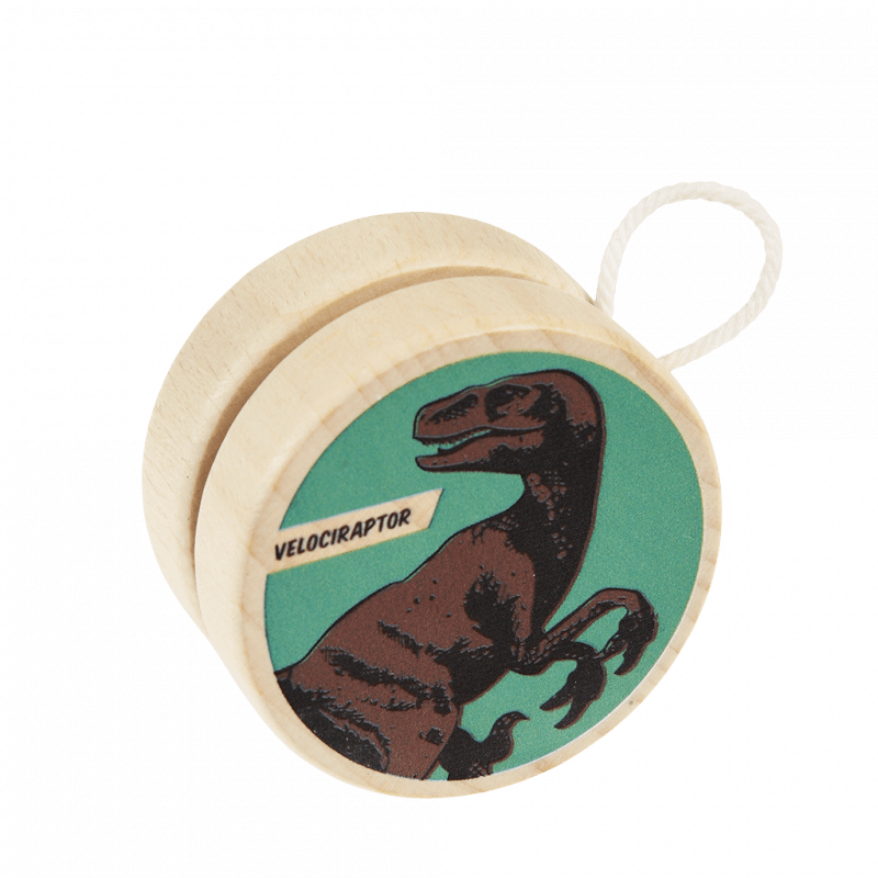 Rex London Wooden Yoyo - Prehistoric Land Dinosaur (assorted - SINGLE)