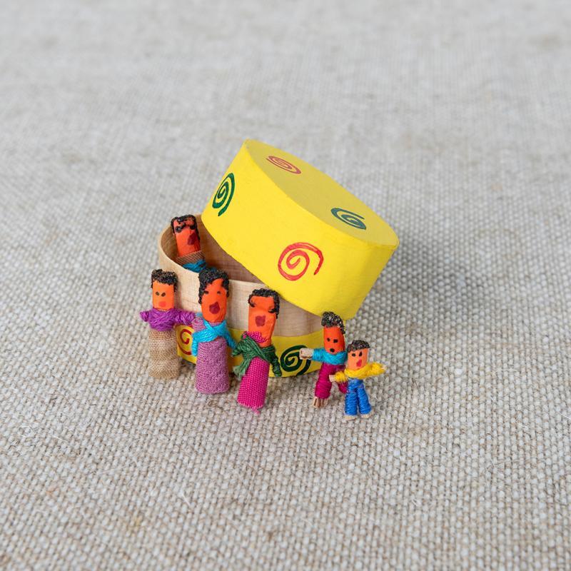 Rex London Worry Dolls - 6 Mini Worry People In A Box