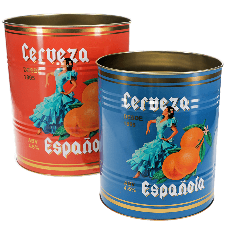 Rex London XL Storage Tins (set Of 2) - Cerveza Española