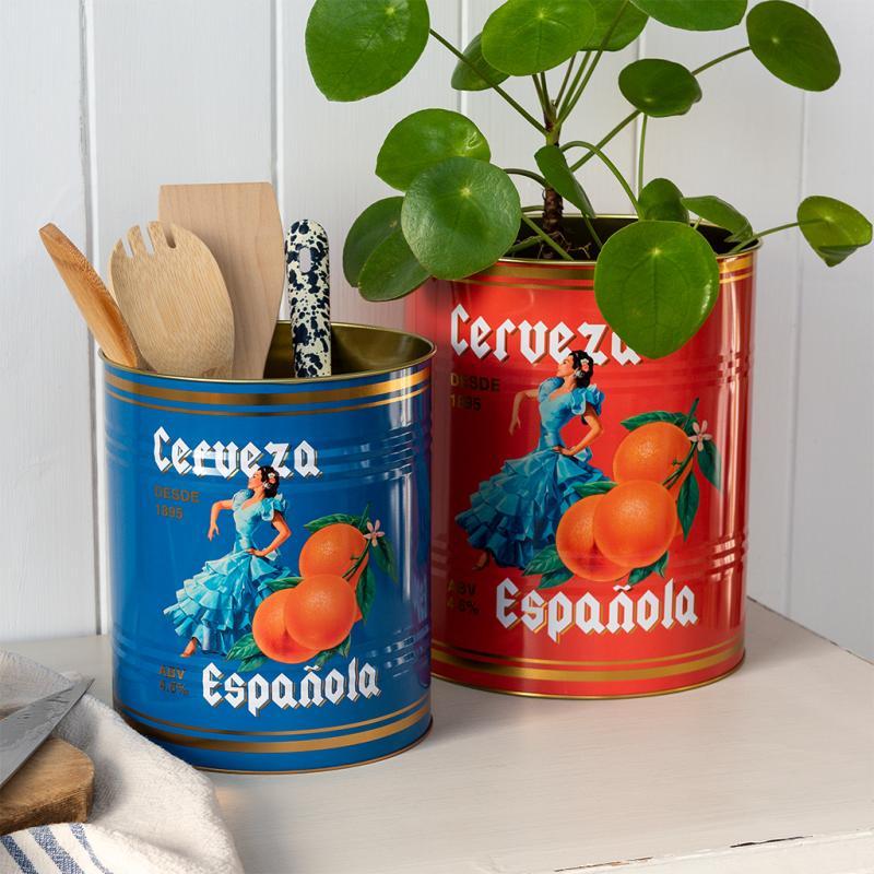rex london XL storage tins (set of 2) - Cerveza Española