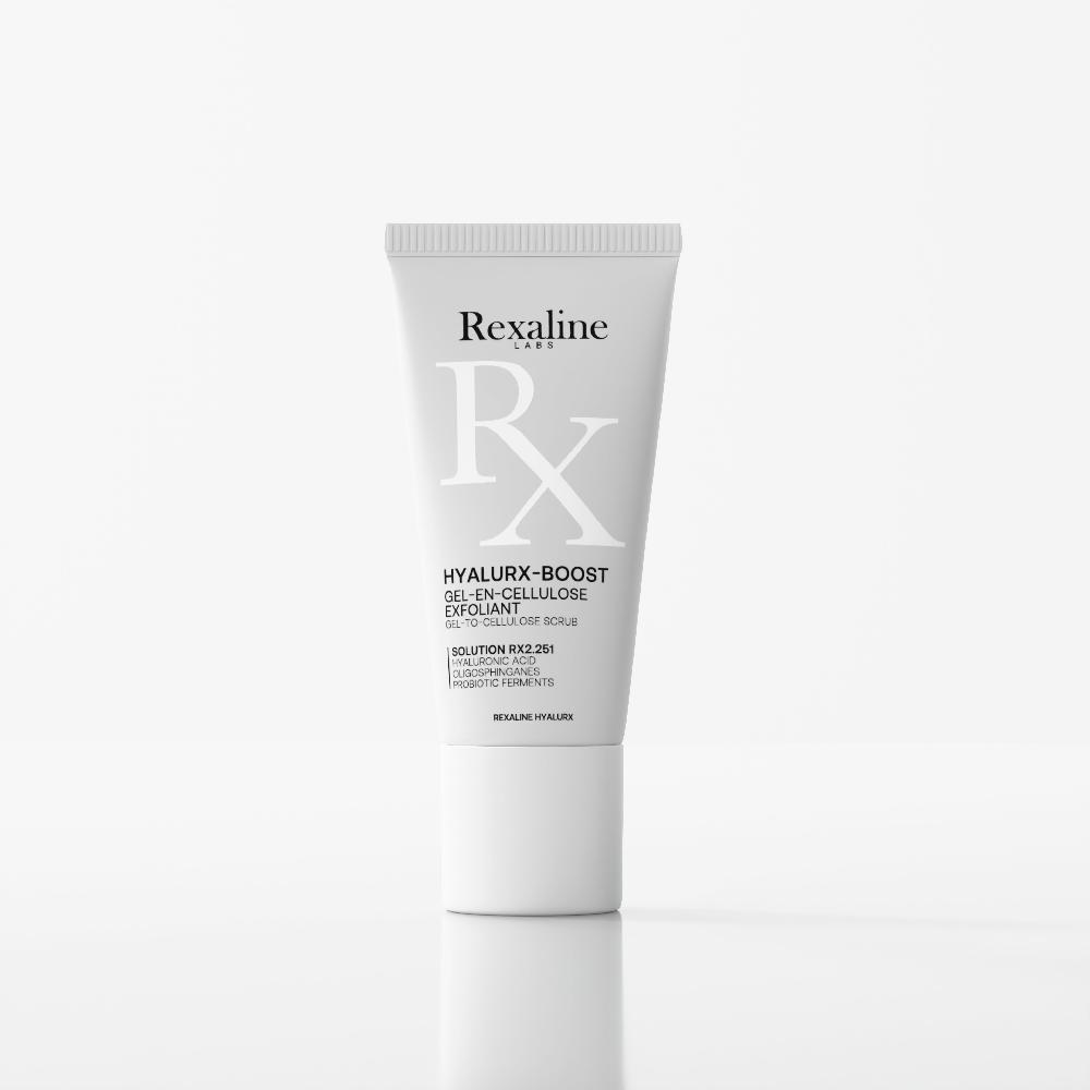 rexaline HyalurX Boost exfoliating cellulose gel
