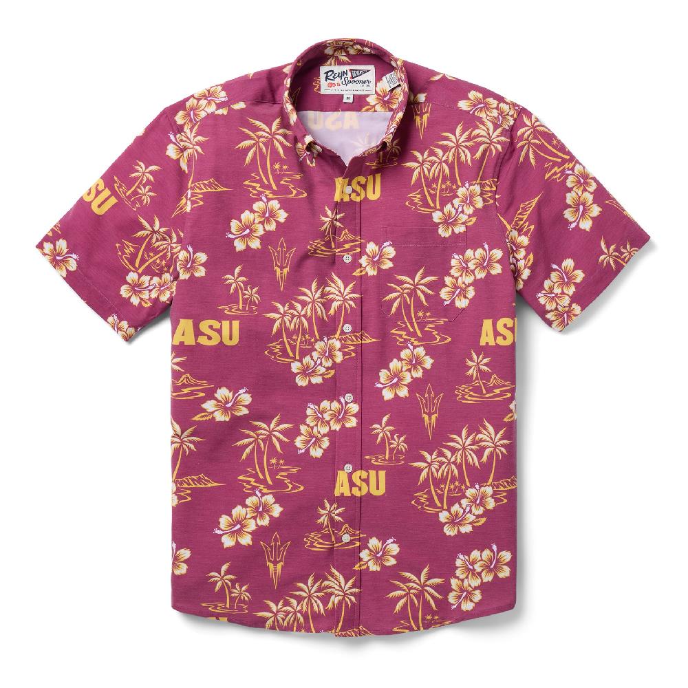 reyn spooner ARIZONA STATE UNIVERSITY KEKAI PERFORMANCE BUTTON FRONT