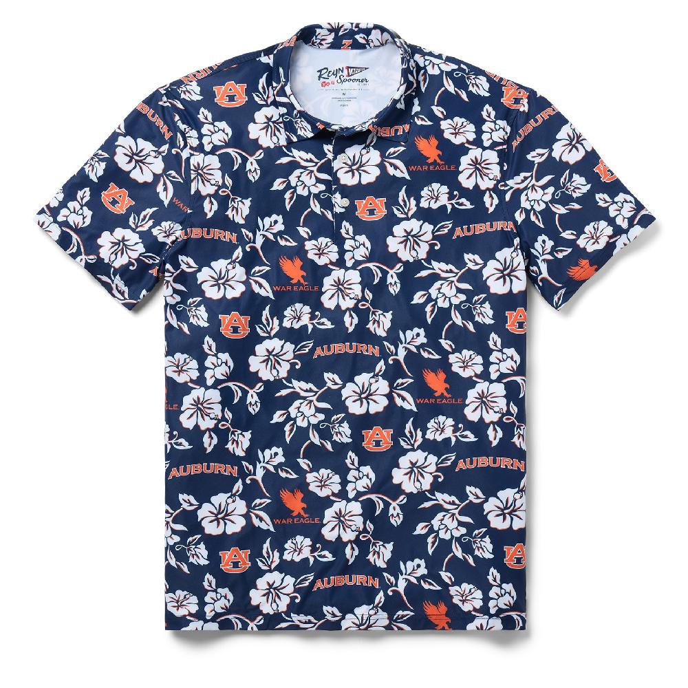 reyn spooner AUBURN UNIVERSITY PUA PERFORMANCE POLO