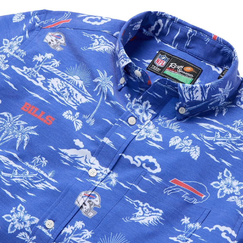 Reyn Spooner BUFFALO BILLS GAME DAY PERFORMANCE BUTTON FRONT