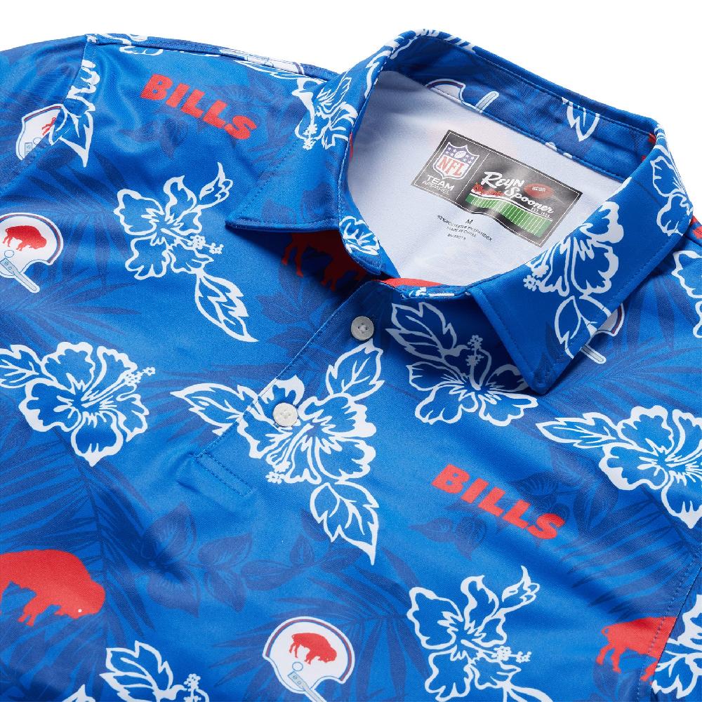 Reyn Spooner BUFFALO BILLS THROWBACK PERFORMANCE POLO