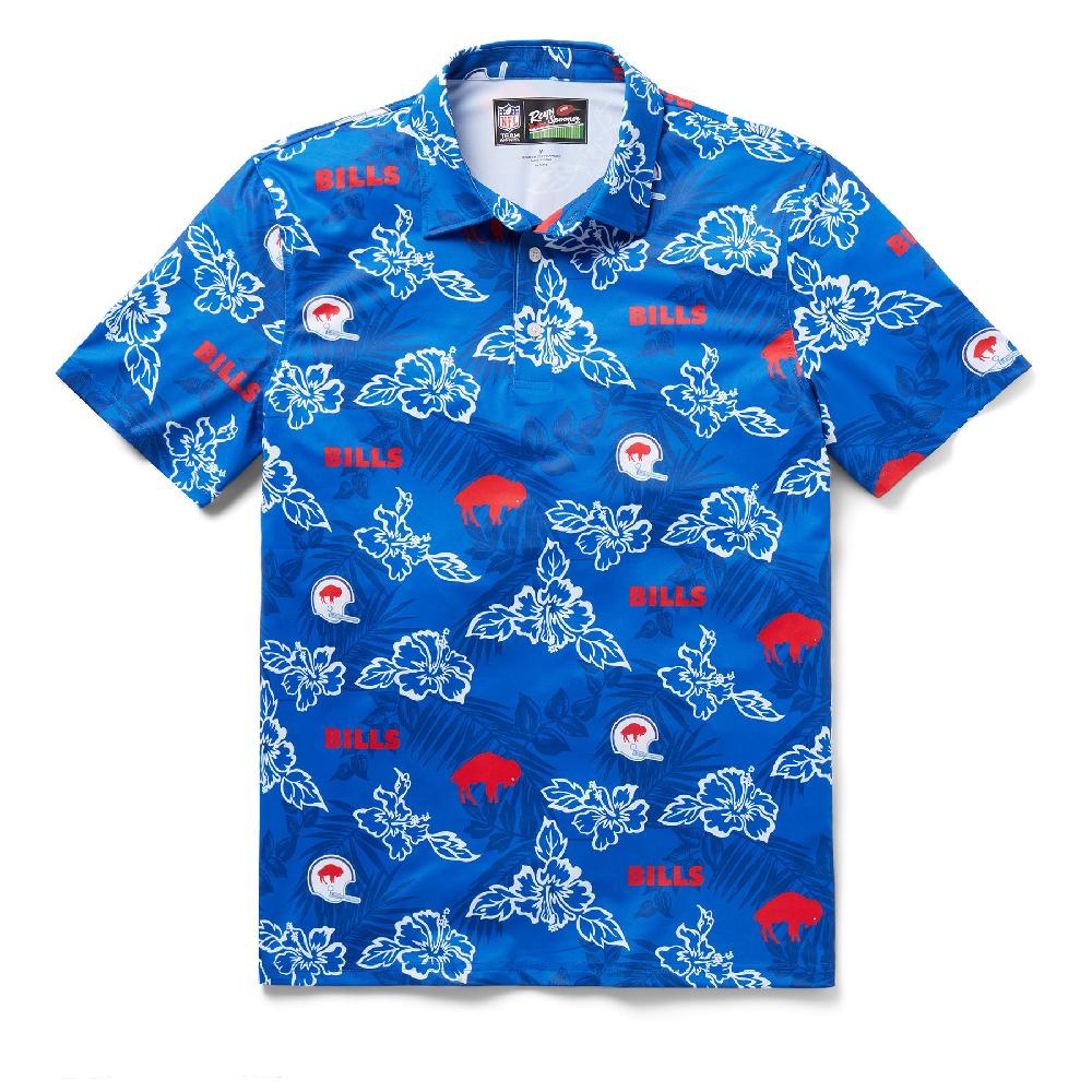 reyn spooner BUFFALO BILLS THROWBACK PERFORMANCE POLO