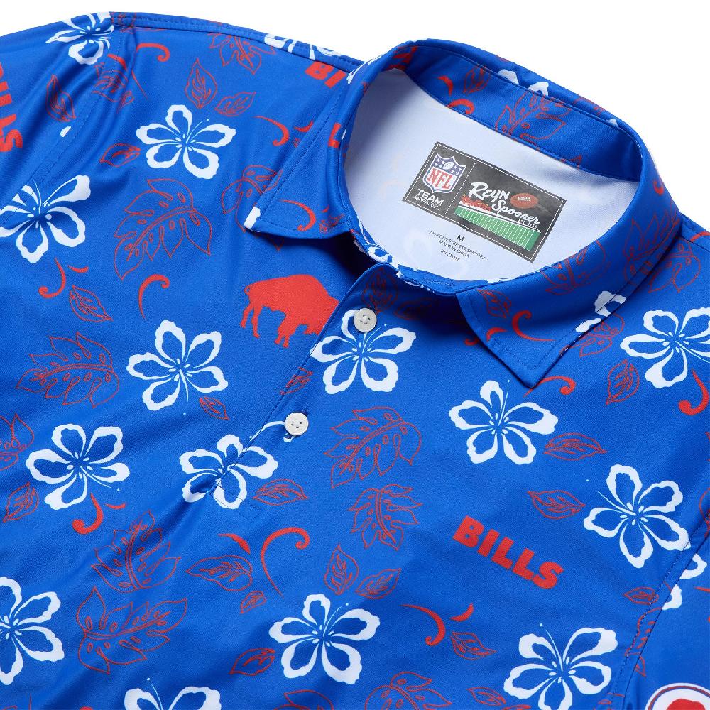 Reyn Spooner BUFFALO BILLS THROWBACK PERFORMANCE POLO