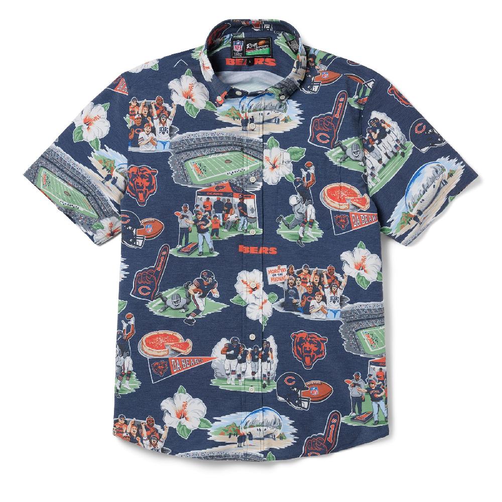 reyn spooner CHICAGO BEARS SCENIC PERFORMANCE BUTTON FRONT