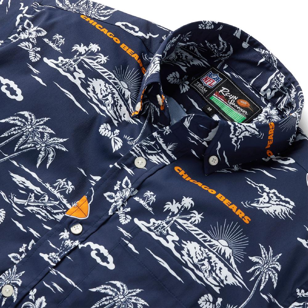 Reyn Spooner CHICAGO BEARS THROWBACK PERFORMANCE BUTTON FRONT