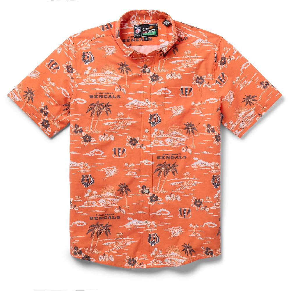 reyn spooner CINCINNATI BENGALS GAME DAY PERFORMANCE BUTTON FRONT