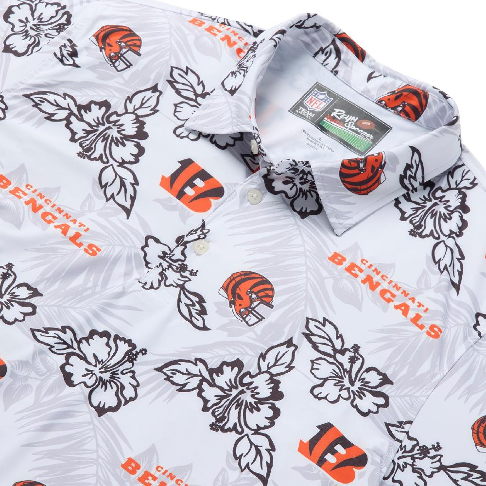 Reyn Spooner CINCINNATI BENGALS GAME DAY PERFORMANCE POLO